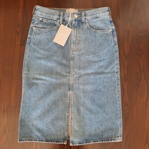 Everlane Blue Denim Skirt